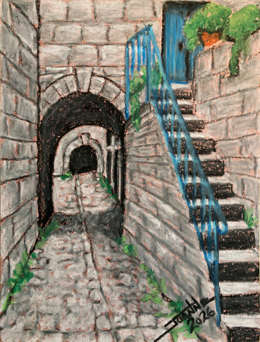 Cobbled Alley copyright Joanne Howard 2026